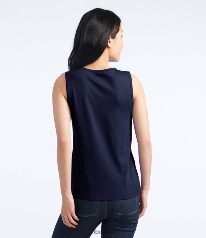 L.L.Bean vrouwen T-shirt van pimakatoen azalea kleding VT0645662 - Image 3