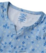 L.L.Bean vrouwen T-shirt van pimakatoen maanlichtblauwe paisley kleding VT064691 - Image 4