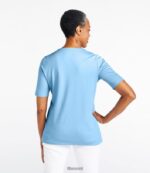 L.L.Bean vrouwen T-shirt van pimakatoen meer kleding VT0643007 - Image 3