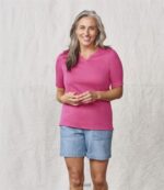 L.L.Bean vrouwen T-shirt van pimakatoen meer kleding VT0643007 - Image 5