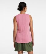 L.L.Bean vrouwen tank aan de stroomzijde diep koraal kleding VT064697 - Image 3