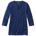 L.L.Bean vrouwen tee alpine blauw kleding VT0646886