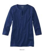 L.L.Bean vrouwen tee alpine blauw kleding VT0646886