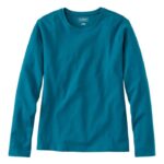 L.L.Bean vrouwen tee diep turkoois kleding VT0646394