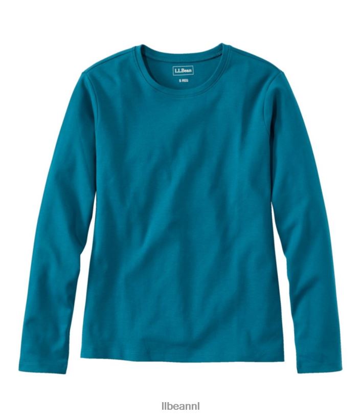 l_l_bean_vrouwen_tee_diep_turkoois_kleding_vt0646394.jpg L.L.Bean vrouwen tee diep turkoois kleding VT0646394 - Image 1