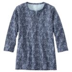 L.L.Bean vrouwen tee donkere indigo wijngaard kleding VT0647177