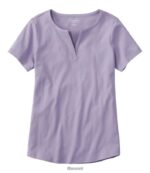 L.L.Bean vrouwen tee lavendel kleding VT0646445