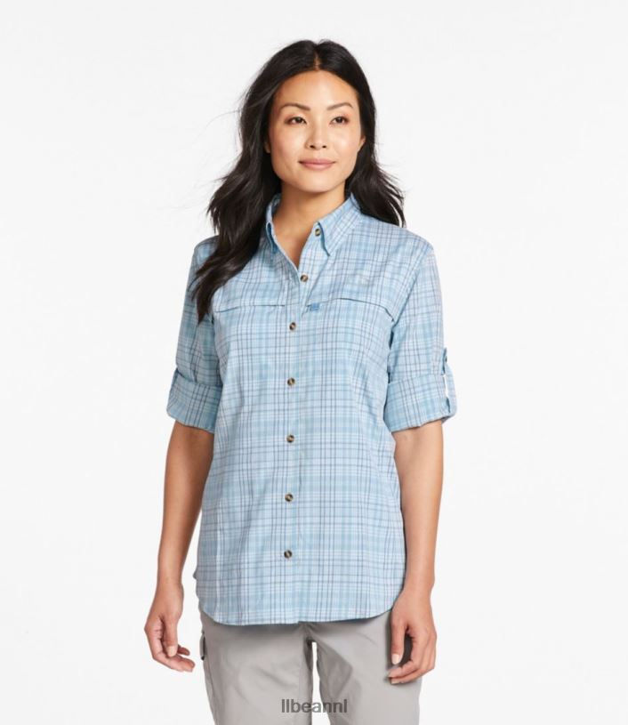 L.L.Bean vrouwen tropisch overhemd warm koraal kleding VT0641345 - Image 2