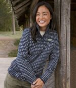 L.L.Bean vrouwen trui fleece trui landschap kleding VT0646616 - Image 5