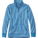 L.L.Bean vrouwen ultrazacht zweet marineblauw/crème kleding VT0645875