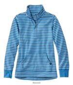 L.L.Bean vrouwen ultrazacht zweet marineblauw/crème kleding VT0645875