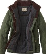 L.L.Bean vrouwen upcountry donsjack van gewaxt katoen koffieboon bovenkleding VT0643664 - Image 5