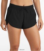 L.L.Bean vrouwen upf 50+ gebreide short zwart kleding VT0643217