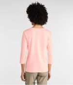 L.L.Bean vrouwen v-hals alpine blauw kleding VT0644 - Image 3