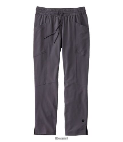 L.L.Bean vrouwen venturestretch geweven enkelbroek graniet kleding VT0643235