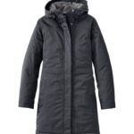 L.L.Bean vrouwen warmere winterjas zwart grijs bovenkleding VT0645083