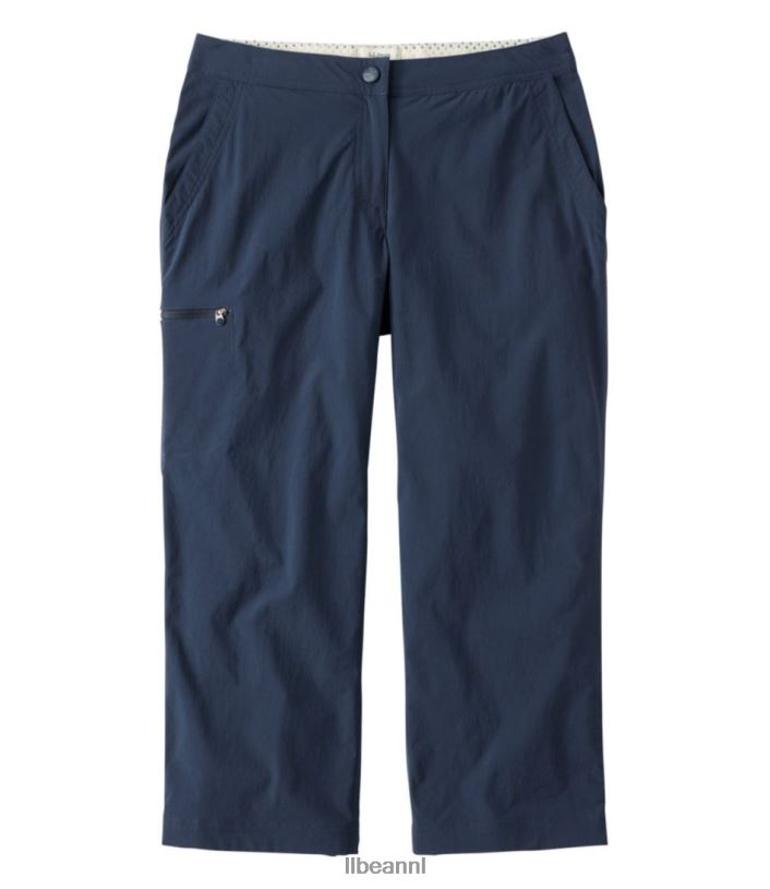 l_l_bean_vrouwen_waterafstotende_comfortabele_trailbroek_nautische_marine_kleding_vt0643178.jpg L.L.Bean vrouwen waterafstotende comfortabele trailbroek nautische marine kleding VT0643178 - Image 1