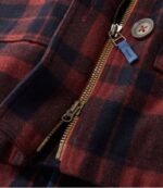 L.L.Bean vrouwen West End wollen jas diepe olijfbuffelplaid bovenkleding VT0643691 - Image 6