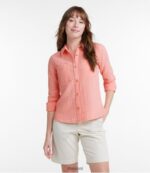 L.L.Bean vrouwen wolk gaas shirt vintage indigostreep kleding VT0646454 - Image 2