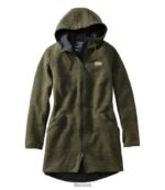 L.L.Bean vrouwen wollen jas diepe bosheide bovenkleding VT064856