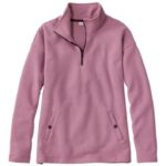 L.L.Bean vrouwen zacht gewatteerde top iris paars kleding VT0644909