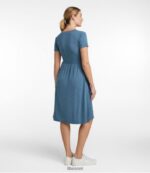 L.L.Bean vrouwen zomer gebreide jurk nacht bloemen kleding VT06479 - Image 3
