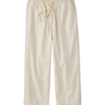 L.L.Bean vrouwen zongewassen broek antiek wit kleding VT0645755
