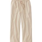 L.L.Bean vrouwen zongewassen broek kustbruin kleding VT0643094