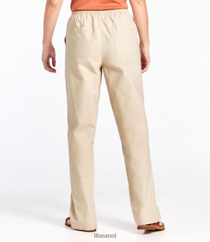 L.L.Bean vrouwen zongewassen canvas broek legering grijs kleding VT0646433 - Image 3