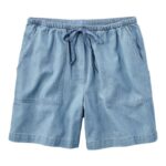 L.L.Bean vrouwen zongewassen korte broek medium wassing kleding VT0643121