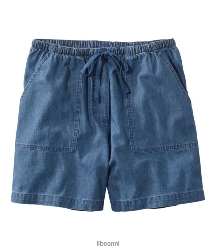 L.L.Bean vrouwen zongewassen korte broek steengewassen kleding VT064232 - Image 1