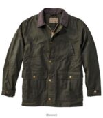 L.L.Bean x Double L Heren Hooglandjas van gewaxt katoen loden uitrusting voor buiten VT0643703
