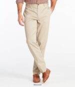 L.L.Bean x Double L Heren kreukvrije chino donker kaki kleding VT0646625 - Image 2