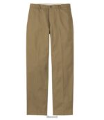 L.L.Bean x Double L Heren kreukvrije chino donker kaki kleding VT0646625