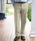 L.L.Bean x Double L Heren kreukvrije chino donker kaki kleding VT0646625 - Image 6