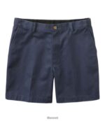 L.L.Bean x Double L Heren kreukvrije chinoshort koolstof marine kleding VT0643145