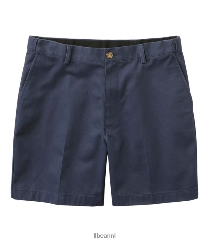 L.L.Bean x Double L Heren kreukvrije chinoshort koolstof marine kleding VT0643145 - Image 1