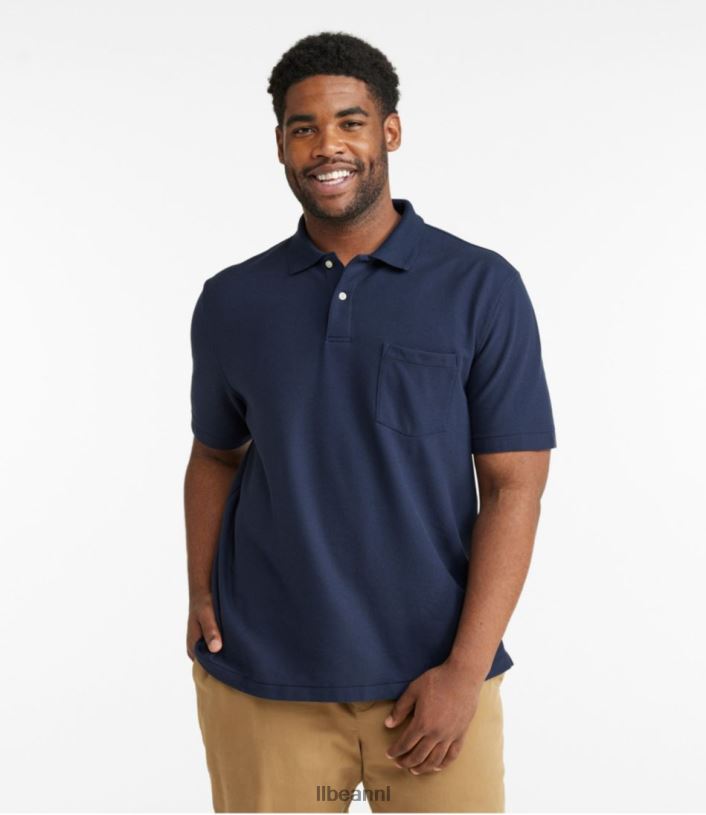 L.L.Bean x Double L Heren premium poloshirt wit kleding VT0647288 - Image 4