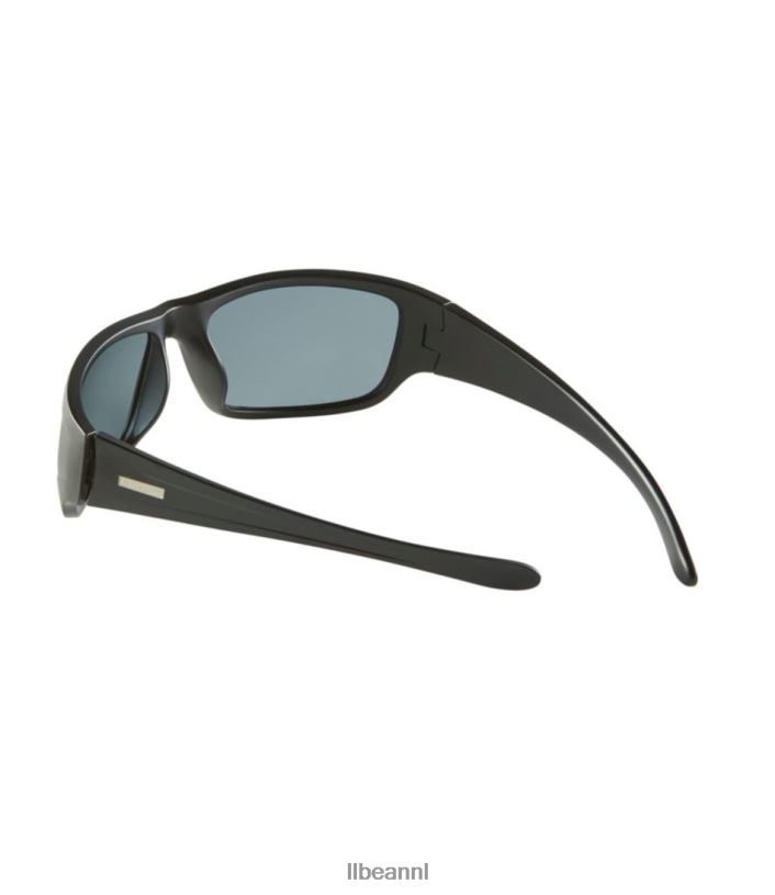 L.L.Bean x Double L unisex gepolariseerde zonnebril mat zwart/rook accessoires voor buiten VT0643382 - Image 4