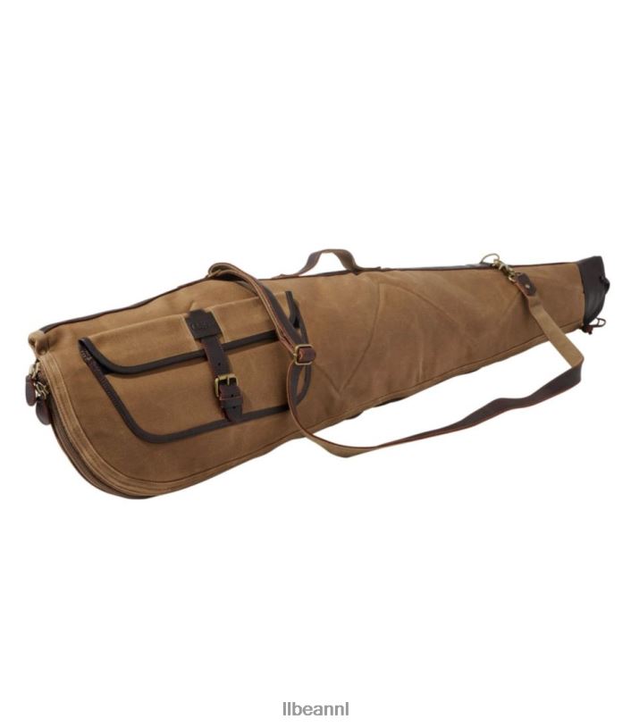 L.L.Bean x Double L unisex geweerkoffer van gewaxt katoen esdoorn bruin uitrusting voor buiten VT0641546 - Image 1